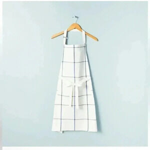 NWT HEARTH & HAND‎ GRID COTTON & LINEN APRON